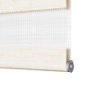 vidaXL Sebragardin marmor beige stoff bredde 60,9 cm polyester