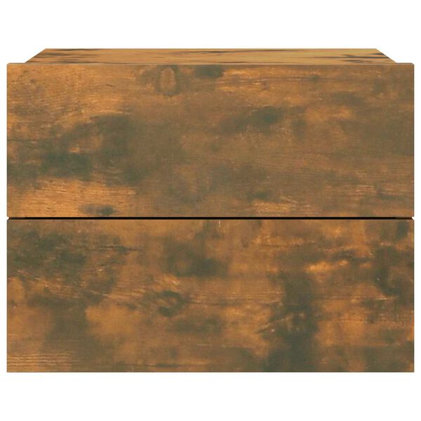 vidaXL Nattbord 2 stk r&oslash;kt eik 40x30x30 cm konstruert tre