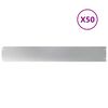vidaXL Plenkanter 50 stk 15x103 cm galvanisert st&aring;l