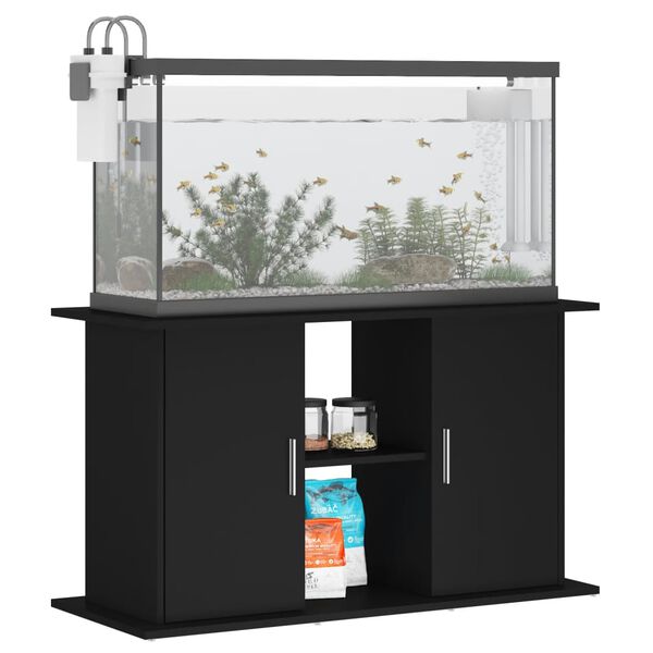 vidaXL Aquarium Stand Black 101x41x58 cm Engineered Wood