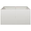 vidaXL Plantekasse 80x80x40 cm Rustfritt st&aring;l
