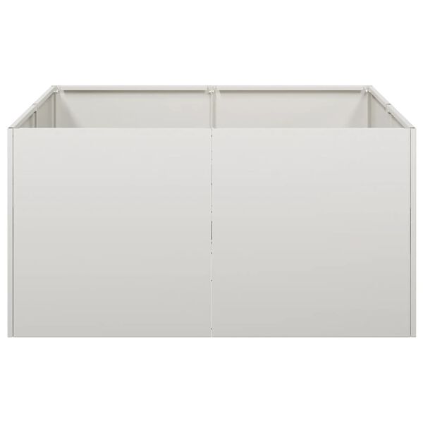 vidaXL Plantekasse 80x80x40 cm Rustfritt st&aring;l
