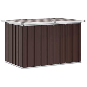 vidaXL Oppbevaringsboks for hagen brun 109x67x65 cm