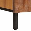 vidaXL Serviesskap Acacia Brun Finish 80 x 33 x 75 cm Massiv mango tre