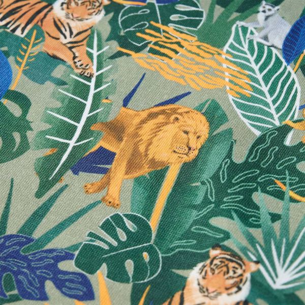 T-skjorte for barn med korte ermer flerfarget 116