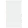 vidaXL Nattbord hvit 43x36x60 cm