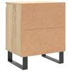 vidaXL Nattbord 2 stk sonoma eik 40x30x50 cm konstruert tre