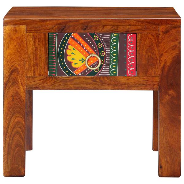 vidaXL Nattbord 2 stk 40x40x36 cm heltre akasie