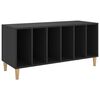 vidaXL Hifi-benk svart 100x38x48 cm konstruert tre