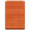 vidaXL Plantekasse voksbrun 50x50x72,5 cm heltre furu