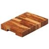 vidaXL Skj&aelig;rebrett 30x21x4 cm heltre akasie