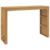 vidaXL Konsollbord 110x35x75 cm heltre teak