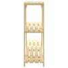vidaXL Blomsterstativ 101x23x79 cm heltre furu