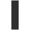 vidaXL Garderobe svart 30x50x200 cm konstruert tre