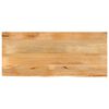 vidaXL Bordplate 140x60x3,8 cm naturlig kant heltre mango