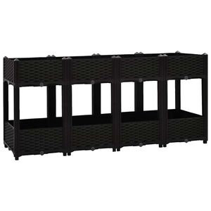 vidaXL H&oslash;ybed 160x40x71 cm polypropylen