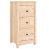 vidaXL Skjenk 40x35x80 cm heltre furu
