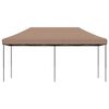 vidaXL Partytelt Brun 292 x 580 x 315 cm Oxford Stoff