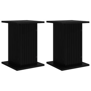 vidaXL Planteholder 2 stk. Svart 30,5 x 30 x 43 cm Konstruert tre