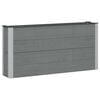 vidaXL H&oslash;ybed Gr&aring; 150 x 30 x 72 cm WPC og Aluminium