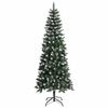 vidaXL Kunstig juletre grønn 86 x 86 x 210 cm PVC og plast og stål