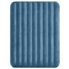INTEX Luftmadrass med pumpe INTEX M&oslash;rk bl&aring; og gr&aring; 152 x 203 x 25 cm