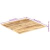vidaXL Bordplate heltre mango 15-16 mm 70x70 cm