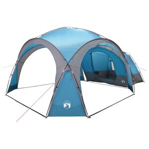 vidaXL Sidesekk med tak Bl&aring; 410 x 410 x 250 cm Polyester og st&aring;l