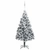 vidaXL Kunstig juletre med 300 LED grønn 180 cm PVC og Stål og Plast