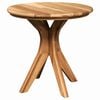 vidaXL Sidetabell Brun 55 x 55 x 51 cm Massivt Teaktre