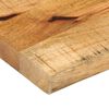 vidaXL Bordplate 60x20x2,5 cm naturlig kant grovt heltre mangotre