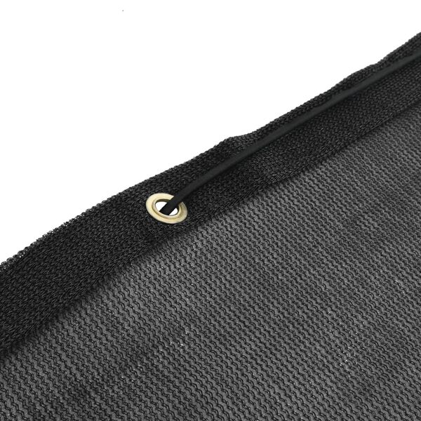 vidaXL Tilhengernett HDPE 2,5x4 m svart