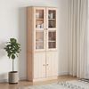 vidaXL Vitrine ALTA 77x35x186,5 cm heltre furu