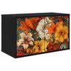 vidaXL Vegghengt TV-skap GENNEP 69 x 33 x 40 cm Svart eik