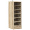 vidaXL Skoskap sonoma eik 31,5x35x90 cm konstruert tre
