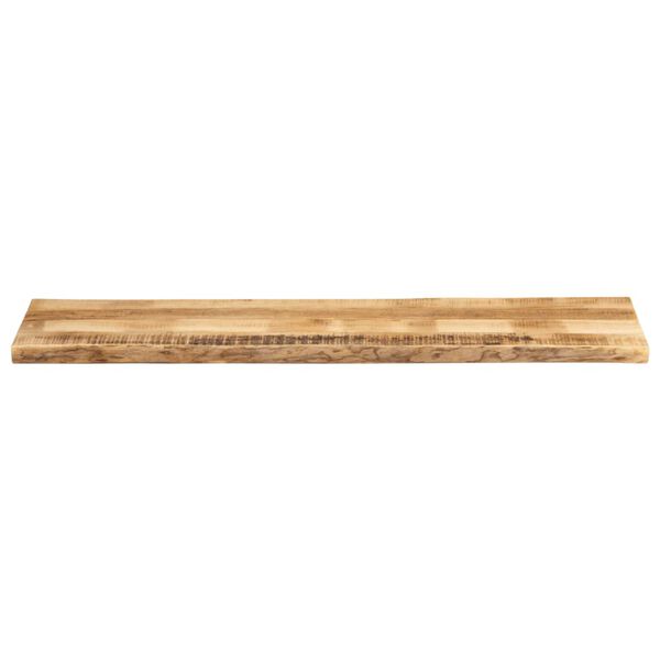 vidaXL Bordplate naturlig kant 160x40x2,5 cm grovt heltre mangotre