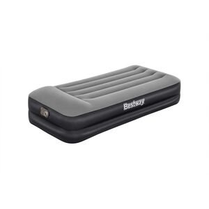 Bestway Oppbl&aring;sbar flokket luftseng med innebygd luftpumpe 191x97x46cm