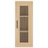 vidaXL Highboard sonoma eik 34,5x34x180 cm konstruert tre