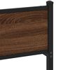 vidaXL Sengeramme uten madrass brun eik 140x190 cm konstruert tre