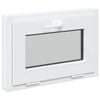 vidaXL Kj&oslash;levindu RISOR 60 x 40 cm PVC og glass Hvit