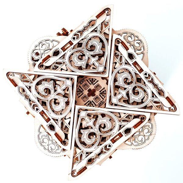 WOODEN CITY Modellsett skala tre mysterieboks