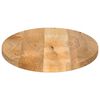 vidaXL Bordplate 80x40x2,5 cm oval heltre mango
