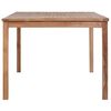 vidaXL 9-delers hagespisesett 200x100 cm heltre teak