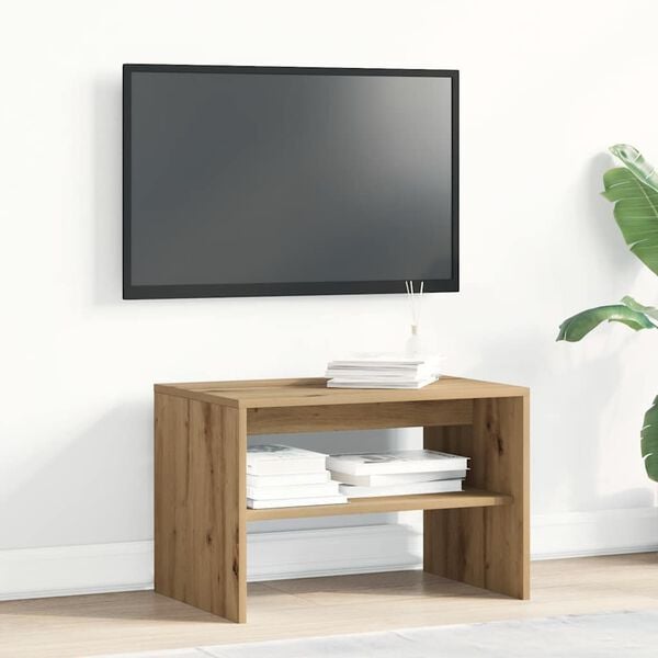 vidaXL TV-benk artisan eik 60x40x40 cm konstruert tre