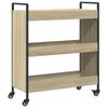 vidaXL Kj&oslash;kkentralle sonoma eik 70x30x82 cm konstruert tre