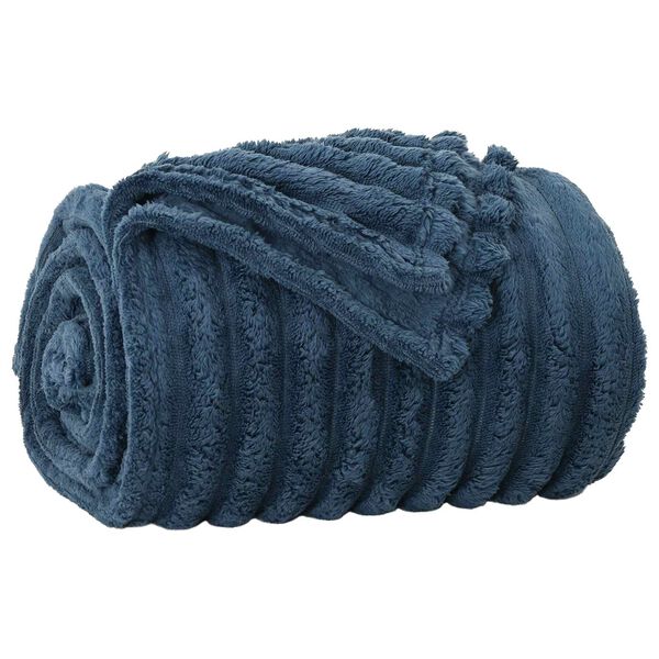 vidaXL Kastepledd 6 pcs Marinebl&aring; 150 x 130 cm Fleece