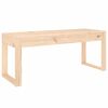 vidaXL Hagebenk 110x38x45 cm heltre furu