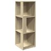 vidaXL Hengende hj&oslash;rneskap sonoma eik 33x33x100 cm konstruert tre