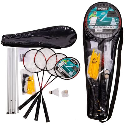 SportX Badmintonsett med nett