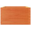 vidaXL Plantekasse voksbrun 80x80x46 cm heltre furu